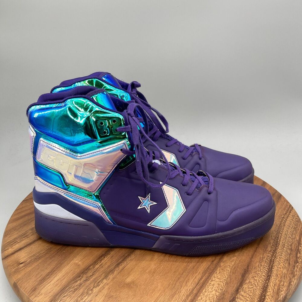 Converse Erx Impress High Court Shoes Mens Size 15 Purple Iridescent Sneakers